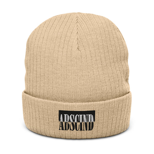 Abscind Ribbed knit beanie
