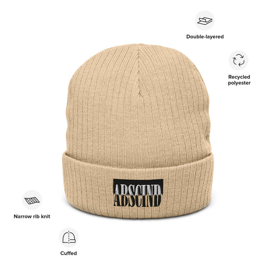 Abscind Ribbed knit beanie